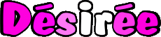 Vorname WEIBLICH - Frankreich D Désirée 