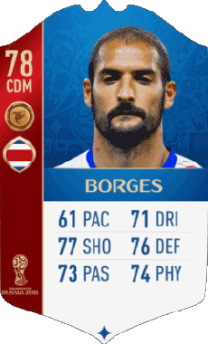 Multimedia Vídeo Juegos F I F A - Jugadores  cartas Costa Rica Celso Borges 