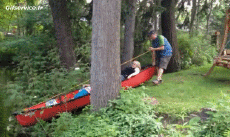 Humor - Fun Deportes Canoa Kayak Caídas - Fail 