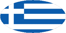 Drapeaux Europe Grèce Ovale 