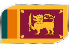 Bandiere Asia Sri Lanka Rettangolo 
