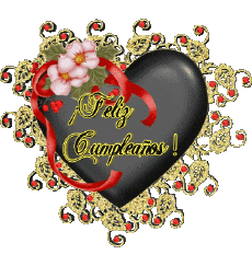 Nachrichten Spanisch Feliz Cumpleaños Corazón 004 