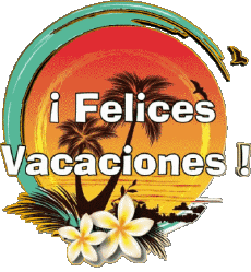 Mensajes Español Felices Vacaciones : Gif Service