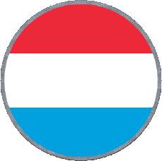 Bandiere Europa Lussemburgo Tondo 
