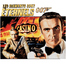 Multi Média Cinéma International James Bond 007 Les Diamants sont éternels Logo Français 