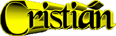 Prénoms MASCULIN - Espagne C Cristián 