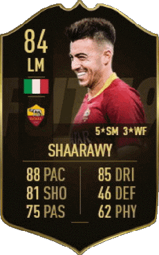 Multimedia Vídeo Juegos F I F A - Jugadores  cartas Italia Stephan El Shaarawy 