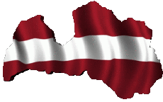 Banderas Europa Letonia Mapa 