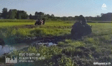 Humour - Fun Transports Quad Gamelle - Fail 