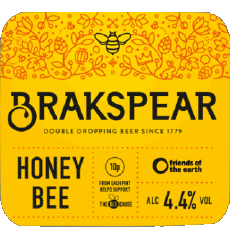 Honey Bee-Getränke Bier UK Brakspear 