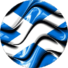 Fahnen Europa Schottland Runde 