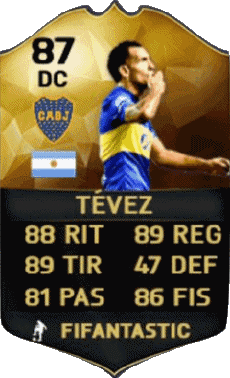 Multi Media Video Games F I F A - Card Players Argentina Carlos Tévez 