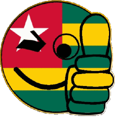 Drapeaux Afrique Togo Smiley - OK 
