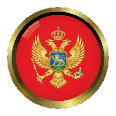 Flags Europe Montenegro Round - Rings 