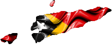 Fahnen Asien Osttimor Karte 