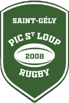 Sports Rugby Club France Logo Dept 34 Saint Gély Pic Saint Loup RC 