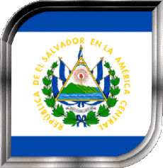 Flags America Salvador Square 