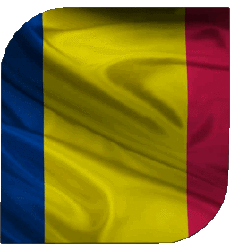 Flags Europe Romania Square 