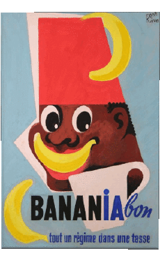 Humor - Fun ART Carteles retro - Marcas Banania 