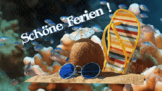 Nachrichten Deutsche Schöne Ferien Animierter Hintergrund 006 