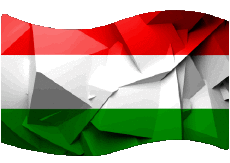 Banderas Europa Hungría Rectángulo 