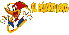Multimedia Cartoons TV Filme Woody Woodpecker Spanisches Logo 