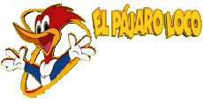 Multimedia Dibujos animados TV Peliculas El Pajaro Loco Logotipo Español 