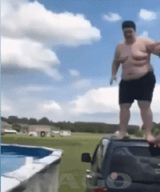 Humor -  Fun PEOPLE Pool Fail 02 