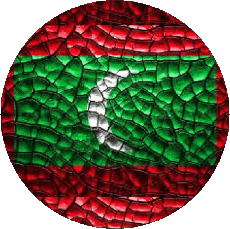 Flags Asia Maldives Round 