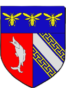 Wappen-Fahnen Frankreich Abteilungen - Städte 10 BAR SUR AUBE 