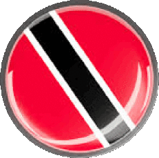 Drapeaux Amériques Trinité et Tobago Rond 
