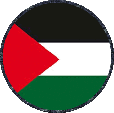 Bandiere Asia Palestina Tondo 