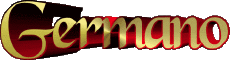 First Names MASCULINE - Italy G Germano 