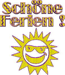 Messages German Schöne Ferien Transparent Background 04 