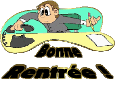 Messages French Bonne Rentrée Transparent Background 08 