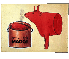 Humour - Fun Affiches Rétro - Marques Maggi 
