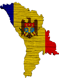 Banderas Europa Moldavia Mapa 