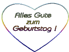 Messages German Alles Gute zum Geburtstag Herz 001 