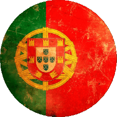 Flags Europe Portugal Round 