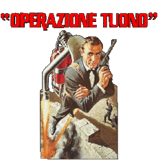 Multi Media Movies International James Bond 007 Thunderball Italian Logo 