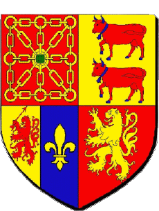 Wappen-Fahnen Frankreich Abteilungen - Städte 64 Pyrenees Atlantiques 