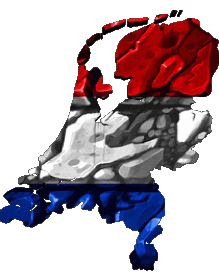 Bandiere Europa Paesi Bassi Carta Geografica 