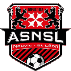 Sports FootBall Club France Logo Nouvelle-Aquitaine 24 - Dordogne AS Neuvic St Leon 