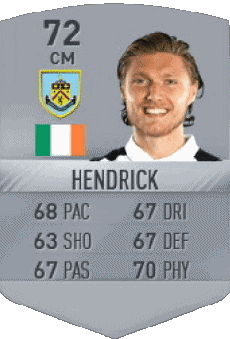 Multimedia Videospiele F I F A - Karten Spieler Irland Jeff Hendrick 