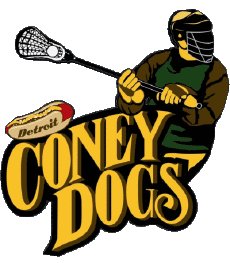 Sports Lacrosse C.I.L.L (Continental Indoor Lacrosse League) Detroit Coney Dogs 