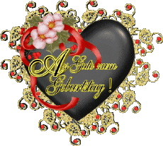 Messages Allemand Alles Gute zum Geburtstag Herz 004 