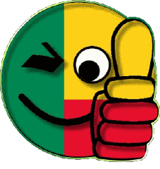 Banderas África Benin Smiley - OK 