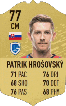 Multimedia Vídeo Juegos F I F A - Jugadores  cartas Eslovaquia Patrik Hrosovsky 