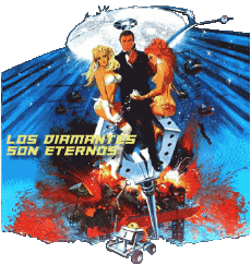 Multimedia Film Internazionale James Bond 007 Una Cascata di diamanti Logo Spagnolo 