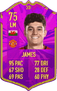 Multimedia Videogiochi F I F A - Giocatori carte Galles Daniel James 